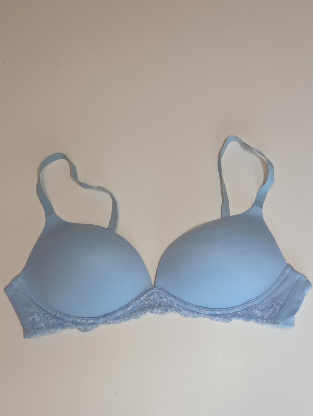 4 Bras in Mauve, Nude, Light Blue, and Pink Polka Dot. All 38B - Picture 6 of 13